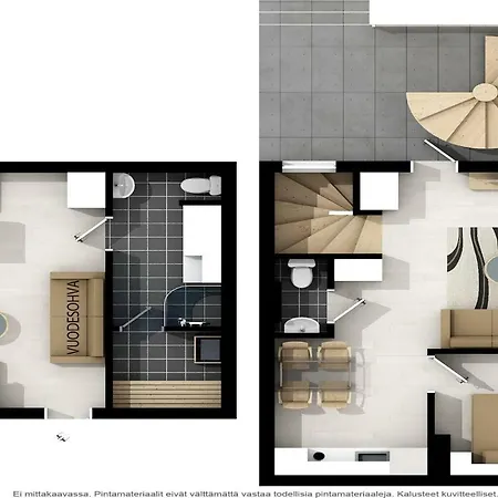 公寓 Levillas Skimbaajankuja 2-4